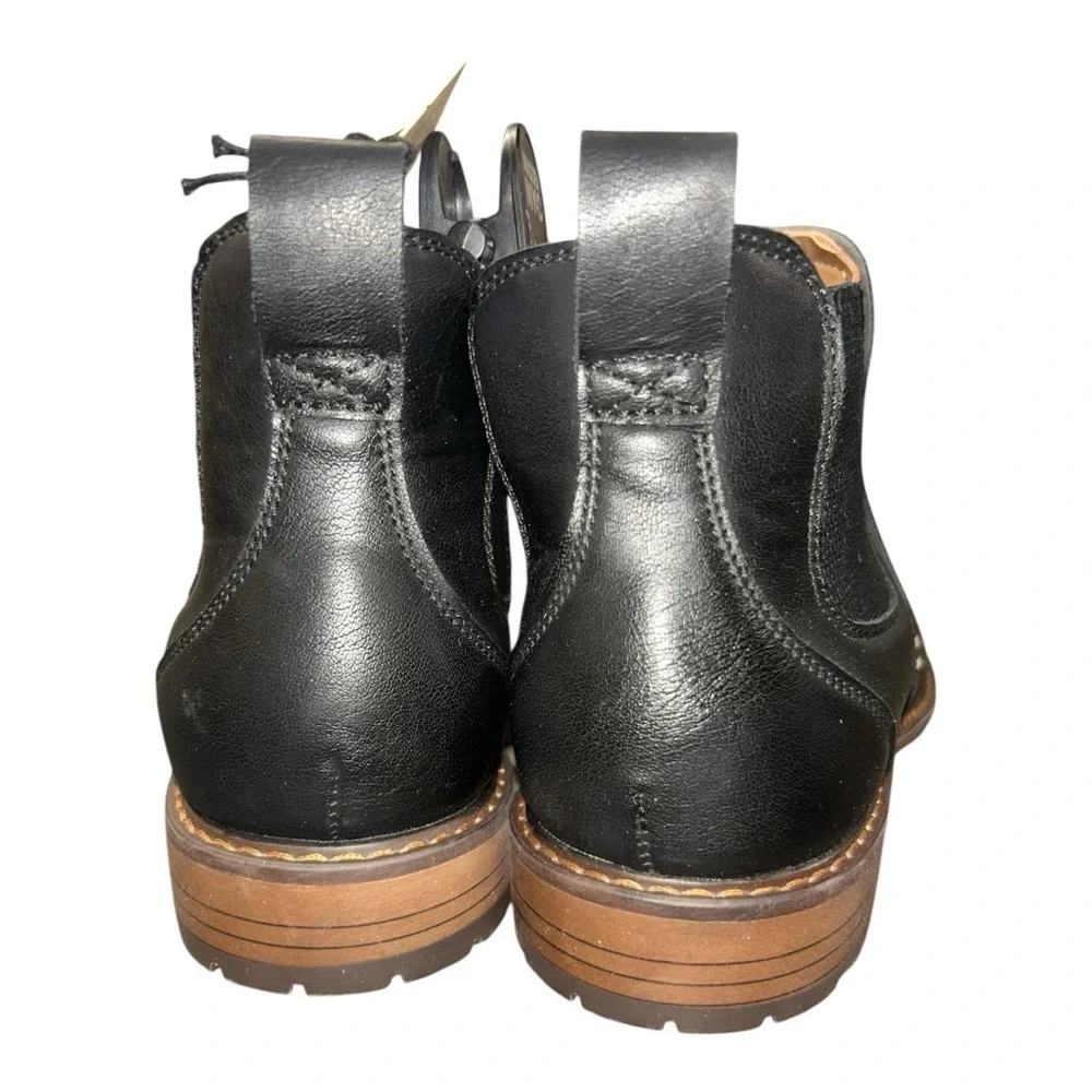 Madden NYC NWOB Vegan Leather Black Chukka Side Zip Ankle Boots Men’s 7